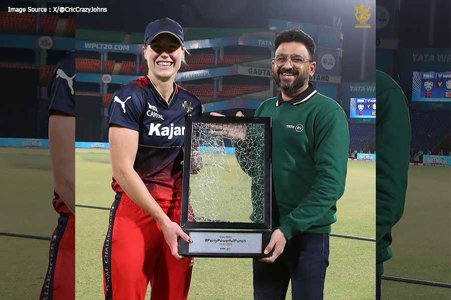 TATA Gifts RCB Star Ellyse Perry ‘Broken Window Glass’